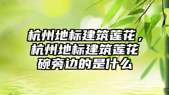 杭州地標建筑蓮花，杭州地標建筑蓮花碗旁邊的是什么