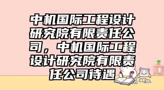 中機國際工程設計研究院有限責任公司，中機國際工程設計研究院有限責任公司待遇